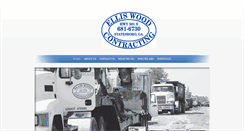 Desktop Screenshot of elliswoodcontracting.com