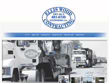 Tablet Screenshot of elliswoodcontracting.com